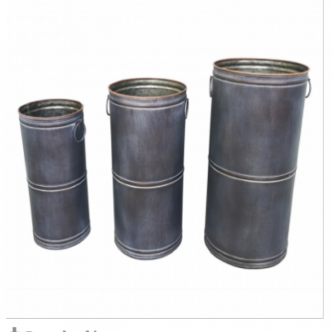 Vaso ferro Rustido G 18CM X 39CM