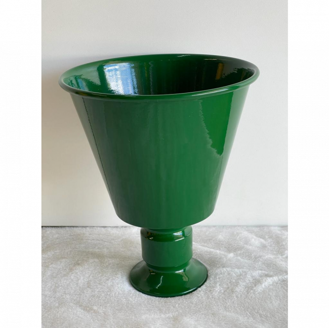 Vaso Verde Folha  Mod 03  22 cm