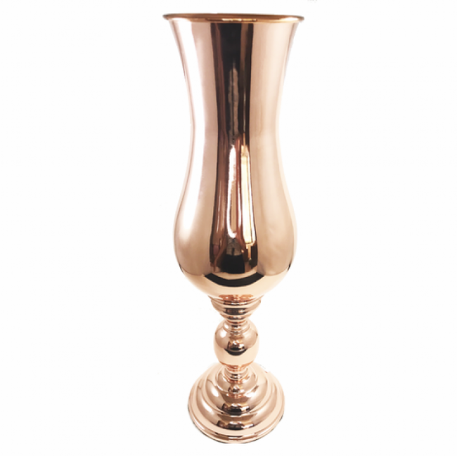 Vaso Luxo Rose Goold  Med. 15 X 15 X 49