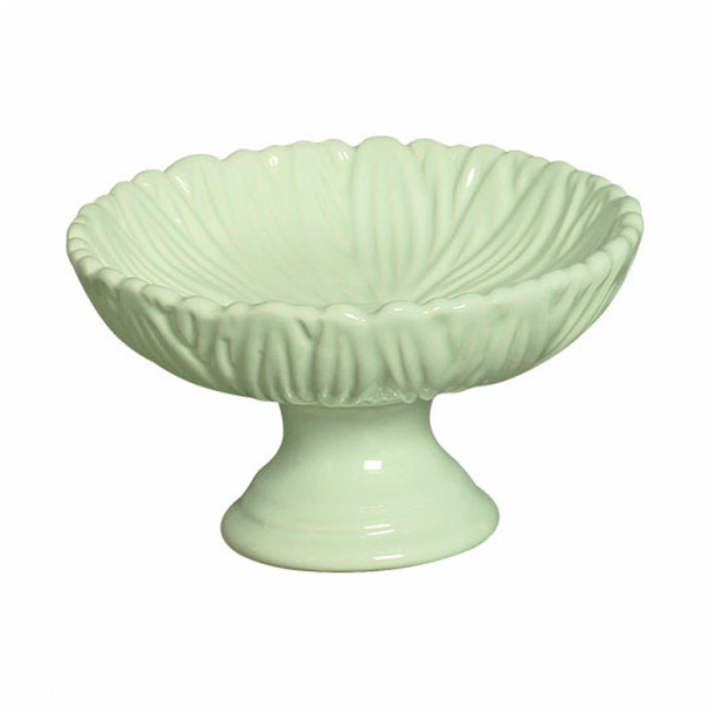 Porta doce verde alecrim P at 4 cm x 13 cm diamt.