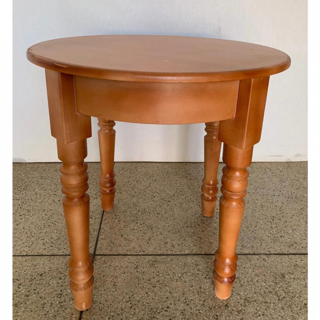 Mesa Pe palito Maron baixa