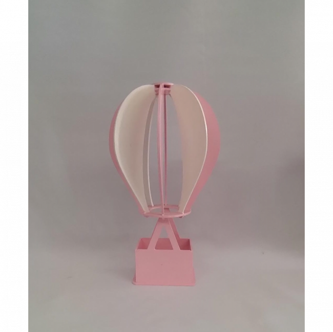 Balão Rosa MDF