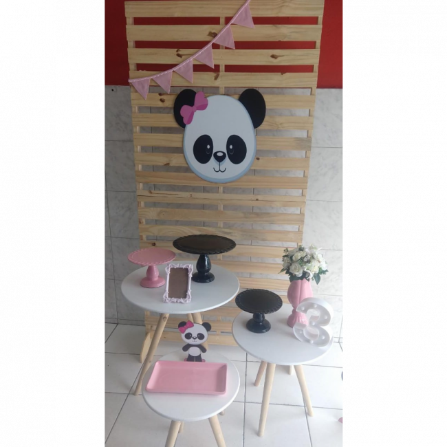 Decoração - Panda rosa