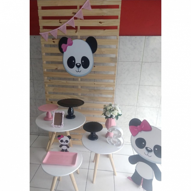 Decoração - Panda rosa