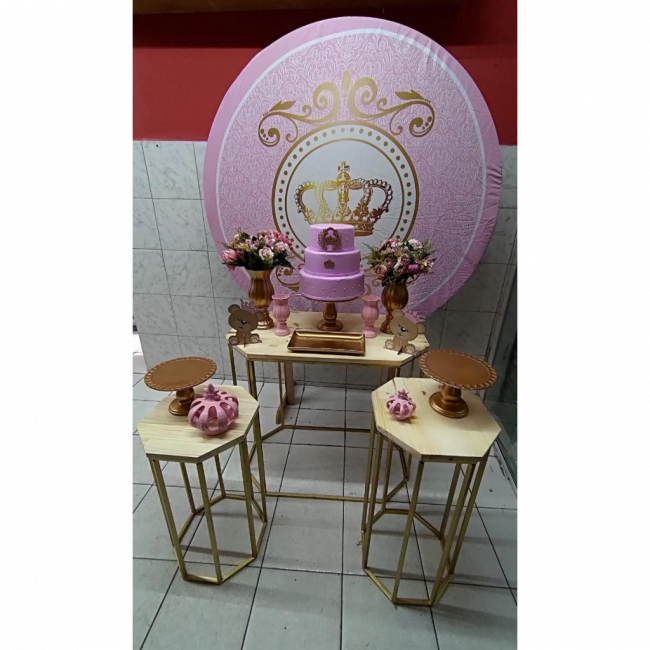 Decoração - Realeza rosa