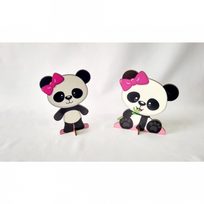 Display de Mesa - Panda rosa