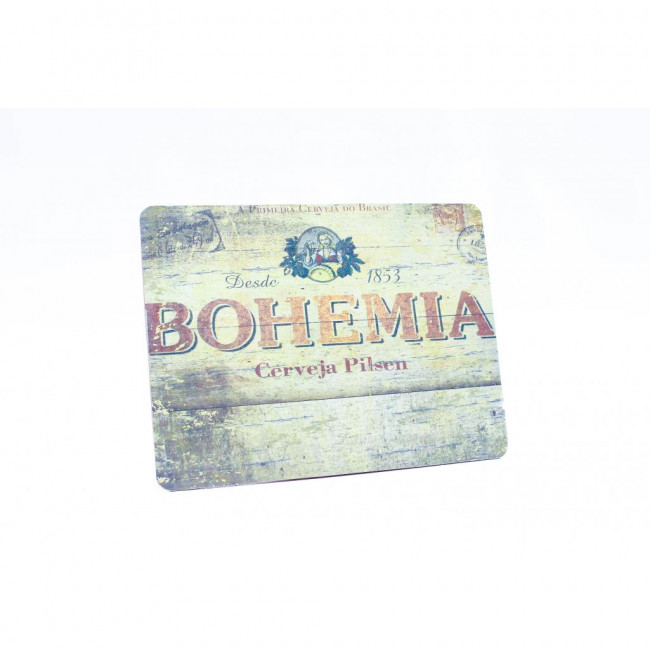 PLACA CERVEJA BOHEMIA MADEIRA 40X30