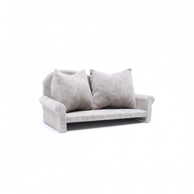 SOFA DECORATIVO CINZA P 10X12X21