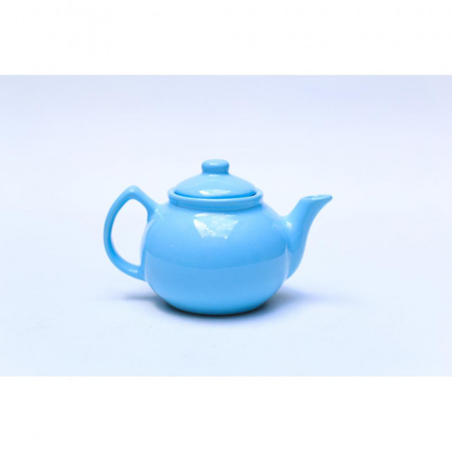 BULE DE CHA PORCELANA AZUL BB 12X19 700ML