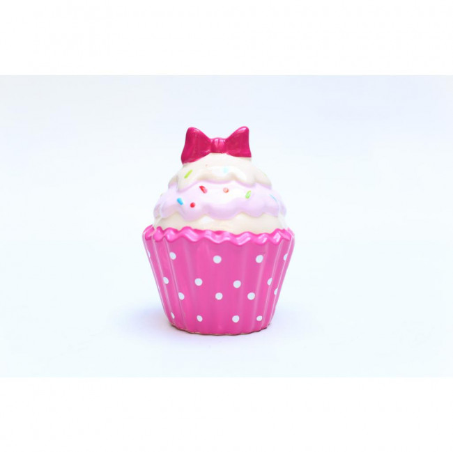 CUPCAKE CERAMICA FORMA ROSA 12A