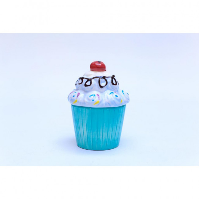 CUPCAKE CERAMICA AZUL 12A