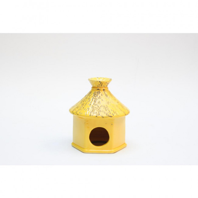 CASINHA PASSARINO CERAMICA AMARELO 0,30D