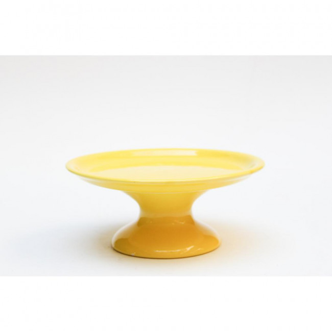 SUPORTE CERAMICA AMARELO 30X13