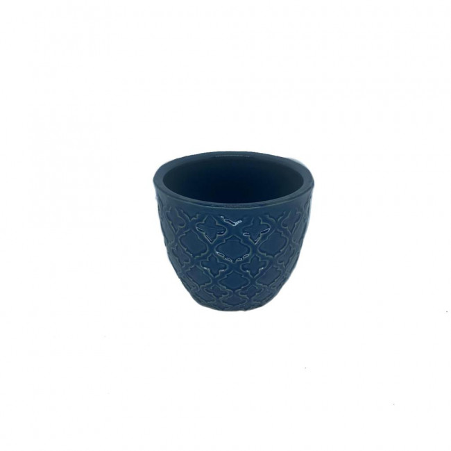 CACHEPOT AZUL ANTIGO INGLÊS 10X12