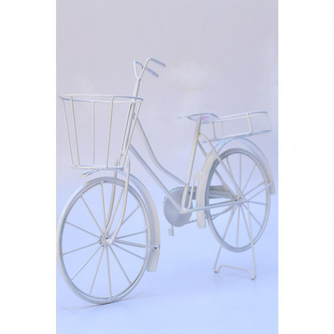 BICICLETA MINI METAL BRANCA 16X17