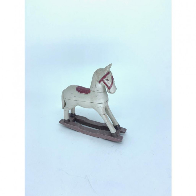 CAVALO VINTAGE DE BALANÇO 17CM