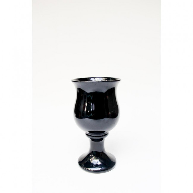 VASO CERAMICA PRETO 20X20X29