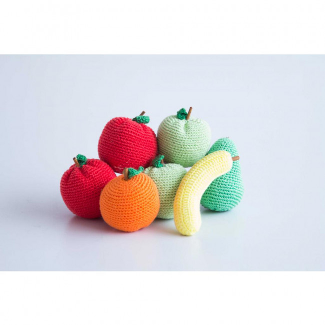 FRUTAS EM CROCHE