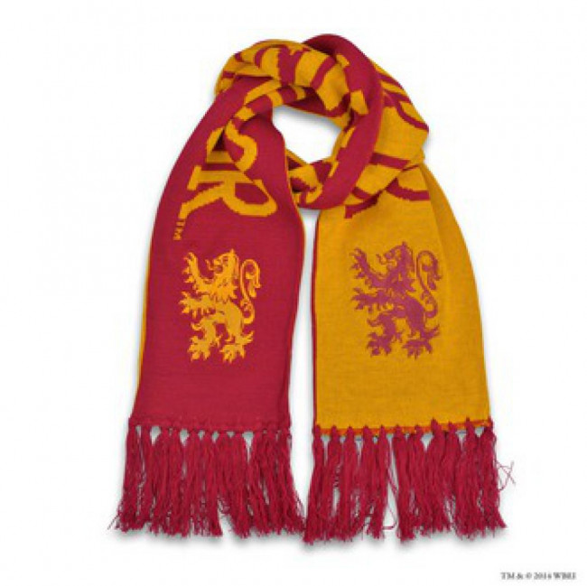 CACHECOL GRYFFINDOR VERMELHO E AMARELO