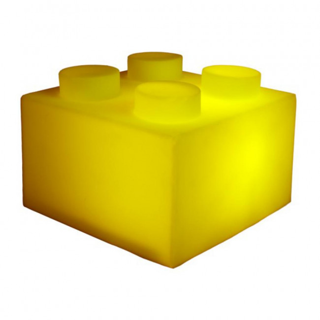 LUMINOSO LEGO AMARELO 20X20 -  necessita tomada