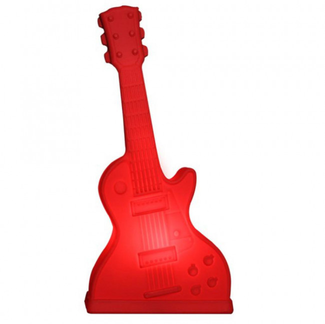 LUMINOSO GUITARRA VERMELHA 50X22 - necessita tomada