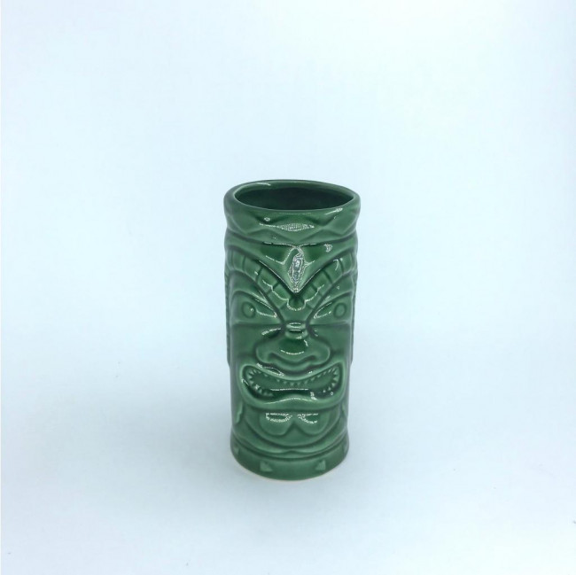 VASO TIKI VERDE 14X6