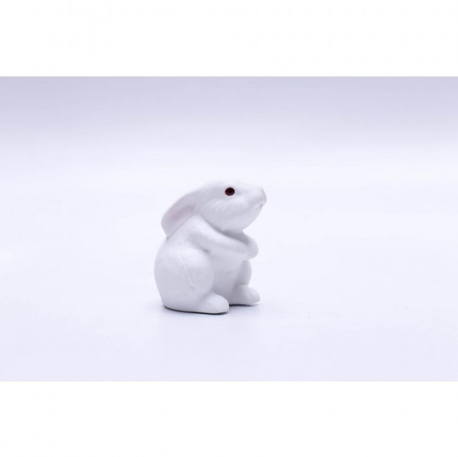 COELHO BRANCO PORCELANA 10CM