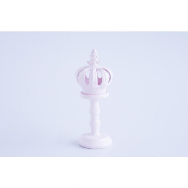 MINI PEDESTAL COROA ROSA BEBE