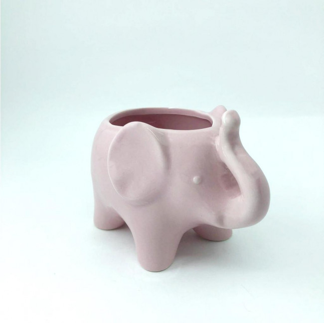 MINI VASO ELEFANTE ROSA 9X5