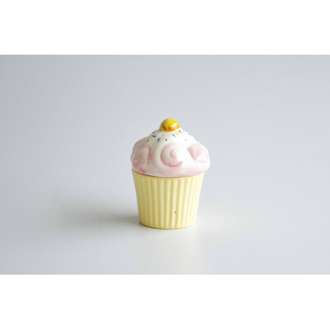 CUPCAKE DECORATIVO P BASE AMARELA