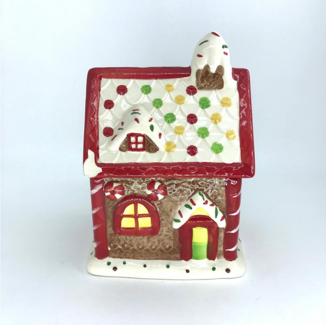 CASINHA DE DOCES NATAL CERAMICA 23X16