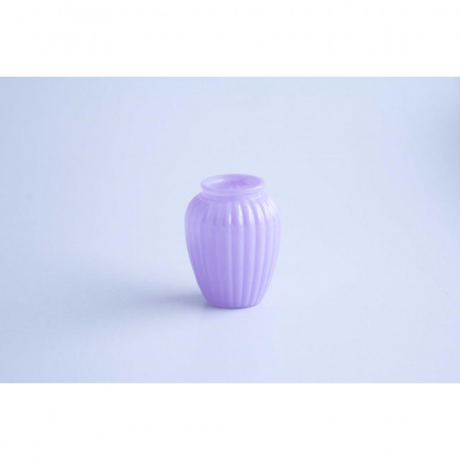 VASO BOJO VIDRO LILAS CR P