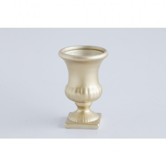 VASO LILLY LISO DOURADO FOSCO