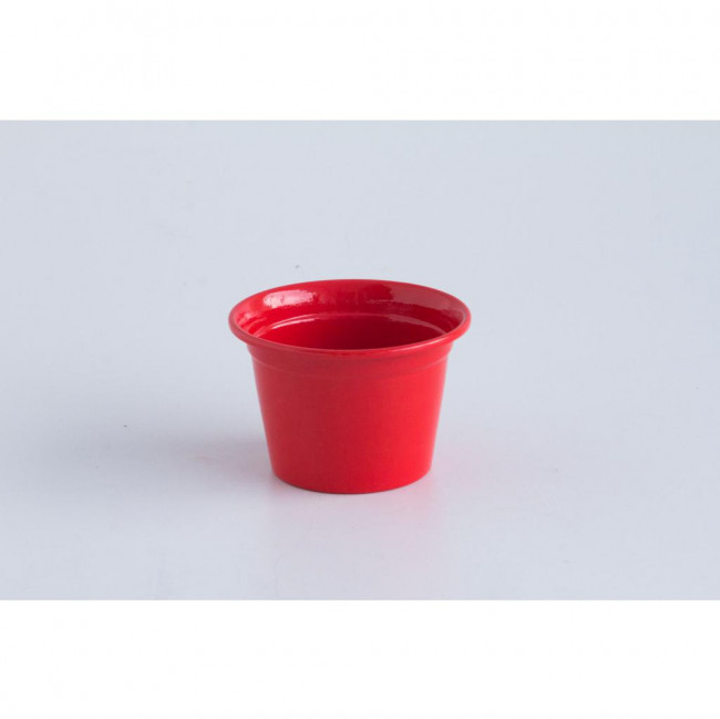 VASO METAL VERMELHO M 8X10