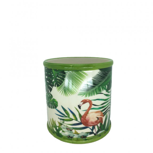 CACHEPOT FLORESTA FLAMINGO RESONDO 14X13