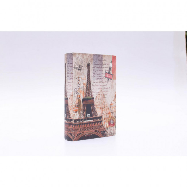 LIVRO CAIXA PARIS VINTAGE 25X16X5