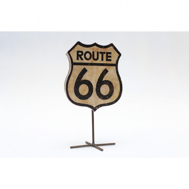 PLACA MADEIRA ROUTE 66 30X30