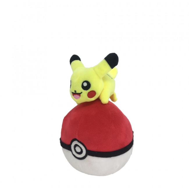 POKEBOLA COM PIKACHU PELUCIA 20X13