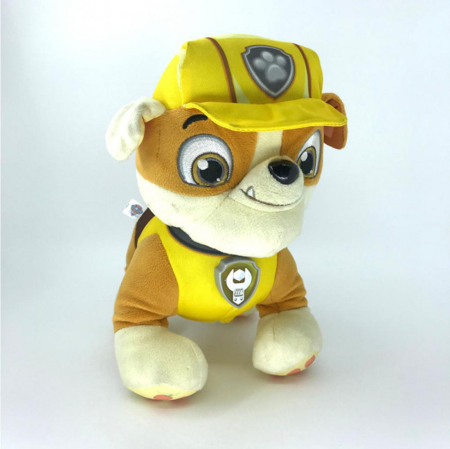 RUBBLE GRANDE EM PÉ PLUSH PATRULHA CANINA 30CM