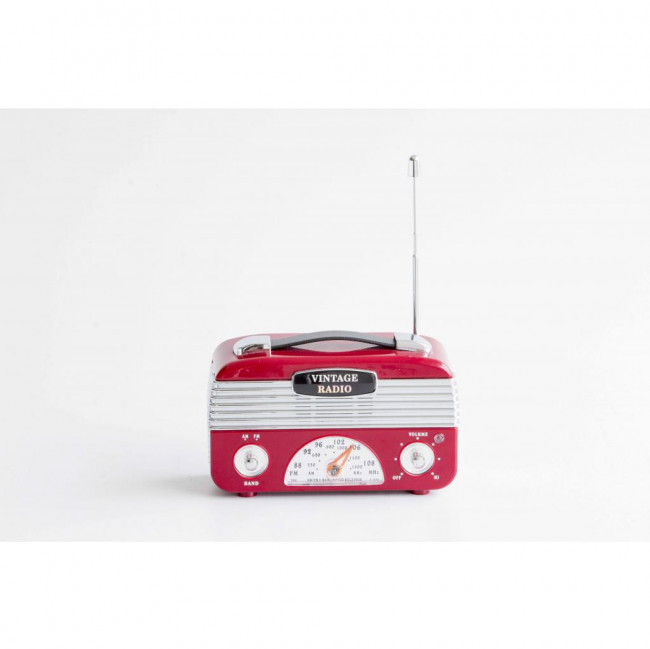 RADIO VINTAGE VERMELHO