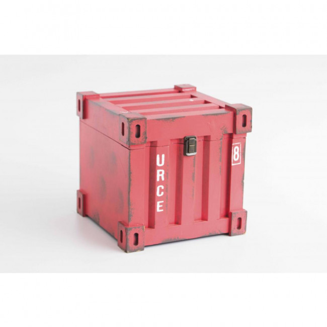 CONTAINER BAU M VERMELHO 25x25x25