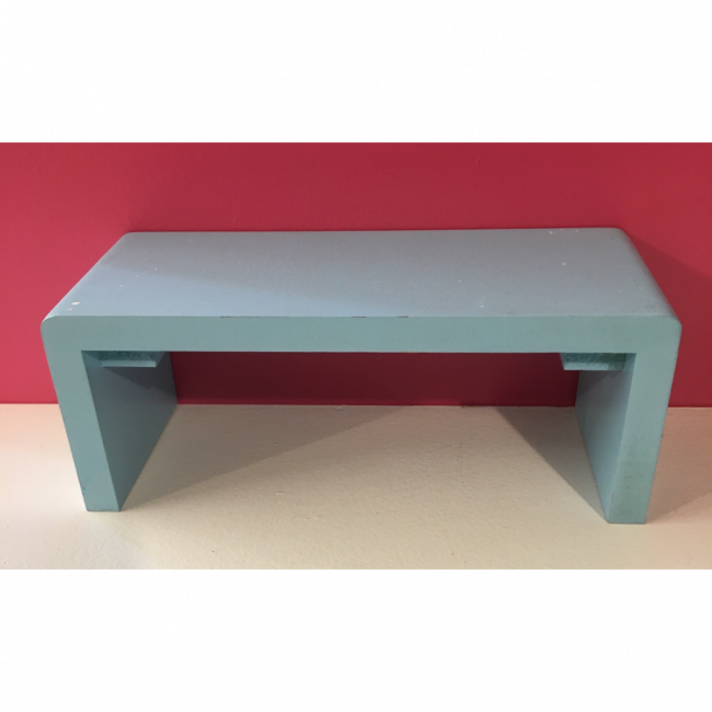 ALTURA DE MESA LAQUEADA AZUL CLARO