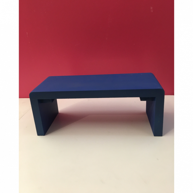 ALTURA DE MESA LAQUEADA AZUL ROYAL