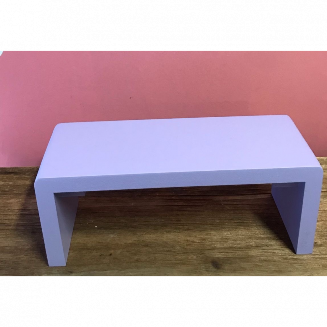 ALTURA DE MESA LAQUEADA LILÁS