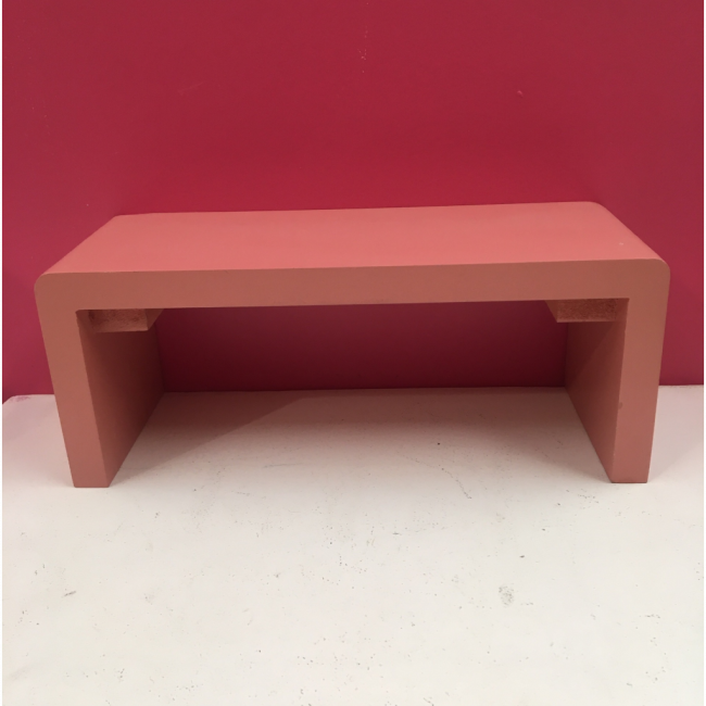 ALTURA DE MESA LAQUEADA ROSA QUEIMADO