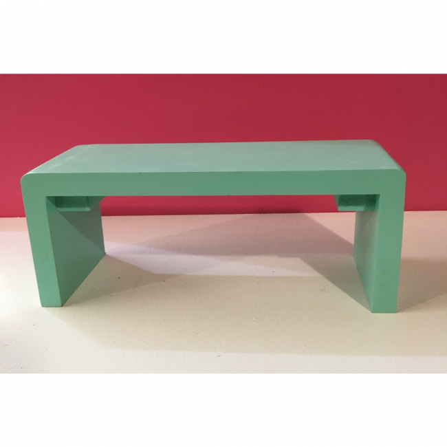 ALTURA DE MESA LAQUEADA VERDE ÁGUA