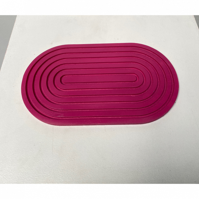 BANDEJA ESPIRAL OVAL PINK 32X19