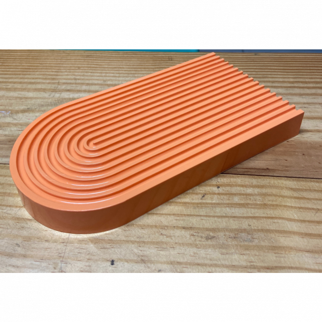 BANDEJA ESPIRAL PLASTICO 22X12 LARANJA