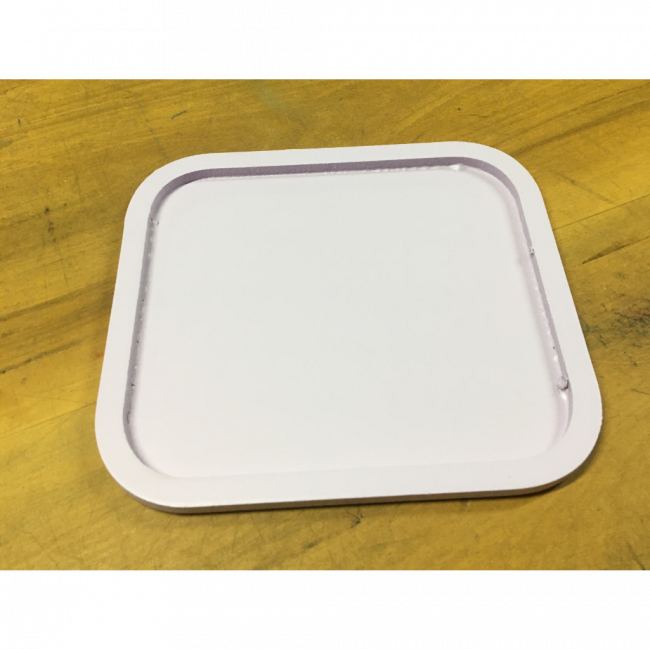 BANDEJA QUADRADA MDF LILAS 18X16