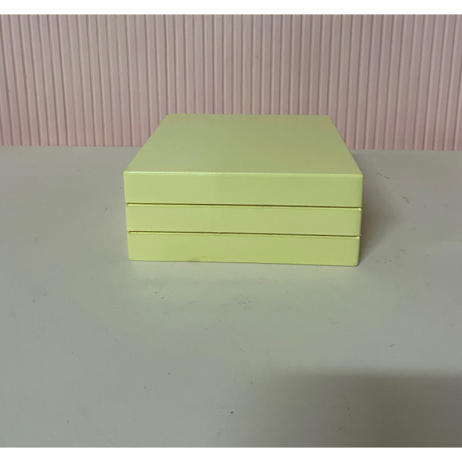 CAIXA ALTURA AMARELO PALHA 20X20 MDF